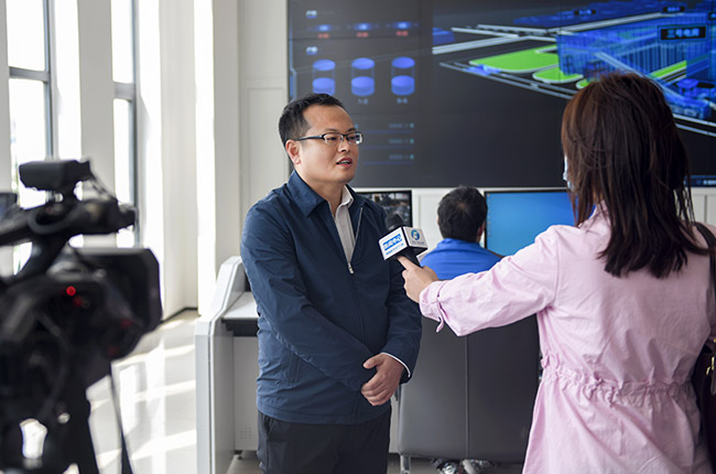 張治民董事長接受河南電視臺采訪