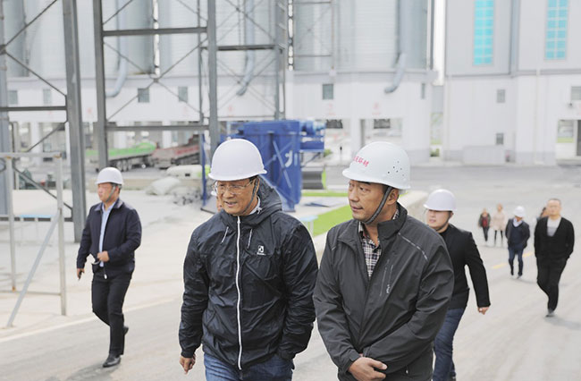 參觀藍天環保四位一體項目