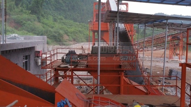 新鄉鼎力承建時產300噸八條石灰石生產線現場之一