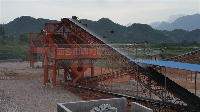 新鄉鼎力承建時產300噸八條石灰石生產線之一