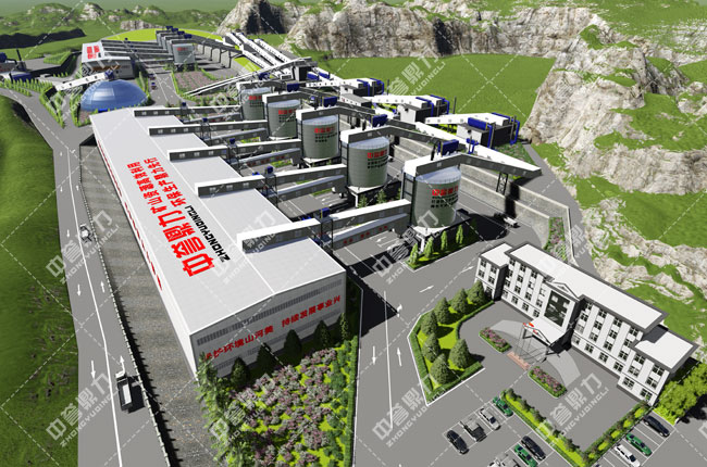 大型智能環(huán)保機制砂處理生產線 大型智能環(huán)保機制砂處理生產線